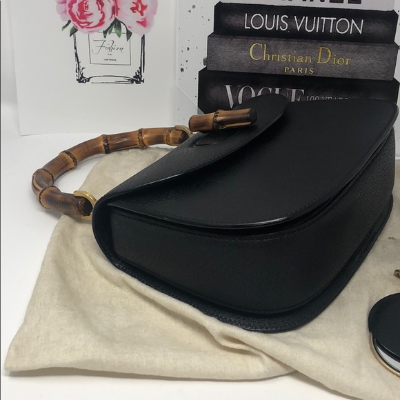 Gucci bamboo handle crossbody bag - Picture 4 of 9